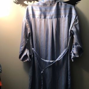 Express Button Down Dress With Belt!